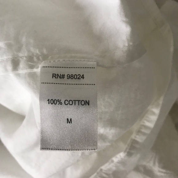 white cotton blouse - Picture 7 of 9